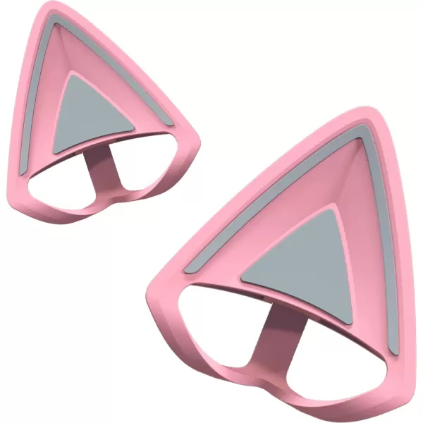 Razer Kitty Ears V2 Clipon Kitty Ears for Headsets Gaming Headphones  Universal Fit  Versatile Adjustable Straps  Lightweight Sillicone  Durable ampamp Comfortable  Quartz PinkQuartz Pink
