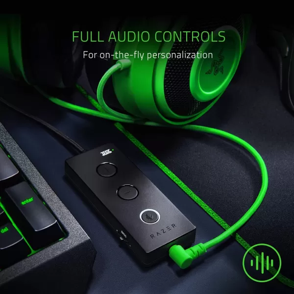 Razer Kraken Tournament Edition THX 71 Surround Sound Gaming Headset Retractable Noise Cancelling Mic  USB DAC  For PC PS4 PS5 Nintendo Switch Xbox One Xbox Series X ampamp S Mobile  BlackClassic Black