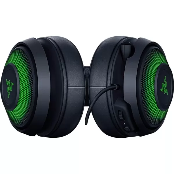 Razer Kraken Ultimate  USB Gaming Headset Gaming Headphones for PC PS4 and Switch Dock with Surround Sound ANC Microphone and RGB ChromaClassic Black