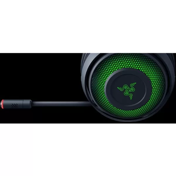 Razer Kraken Ultimate  USB Gaming Headset Gaming Headphones for PC PS4 and Switch Dock with Surround Sound ANC Microphone and RGB ChromaClassic Black