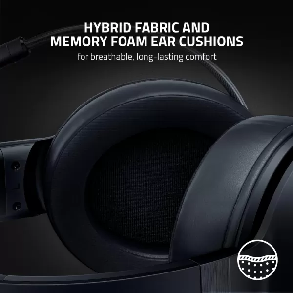 Razer Kraken V3 X Wired USB Gaming Headset 285g Lightweight Build  Triforce 40mm Drivers  HyperClear Cardioid Mic  71 Surround Sound  Chroma RGB Lighting  Fortnite EditionBlack