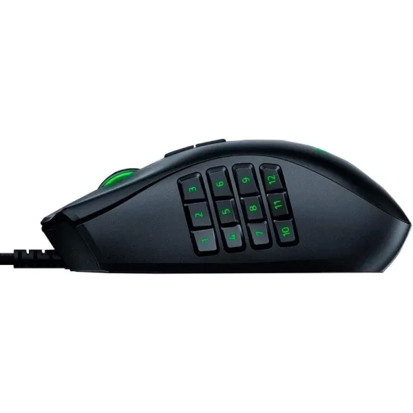 Razer Naga Trinity Gaming Mouse 16000 DPI Optical Sensor  Chroma RGB Lighting  Interchangeable Side Plate w 2 7 12 Button Configurations  Mechanical Switches
