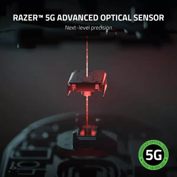 Razer Naga X Wired MMO Gaming Mouse 18K DPI Optical Sensor  2ndgen Optical Switch  Chroma RGB Lighting  16 Programmable Buttons  85g  Classic Black
