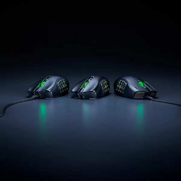 Razer Naga X Wired MMO Gaming Mouse 18K DPI Optical Sensor  2ndgen Optical Switch  Chroma RGB Lighting  16 Programmable Buttons  85g  Classic Black