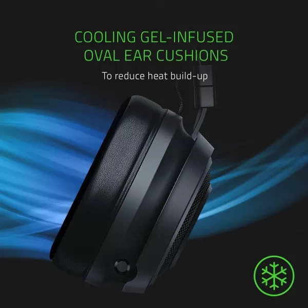 Razer Nari Ultimate Wireless 71 Surround Sound Gaming Headset HyperSense Haptic Feedback  AutoAdjust Headband  Retractable Mic  for Xbox Series X ampamp S Xbox One  BlackGreenNari Ultimate for Xbox One