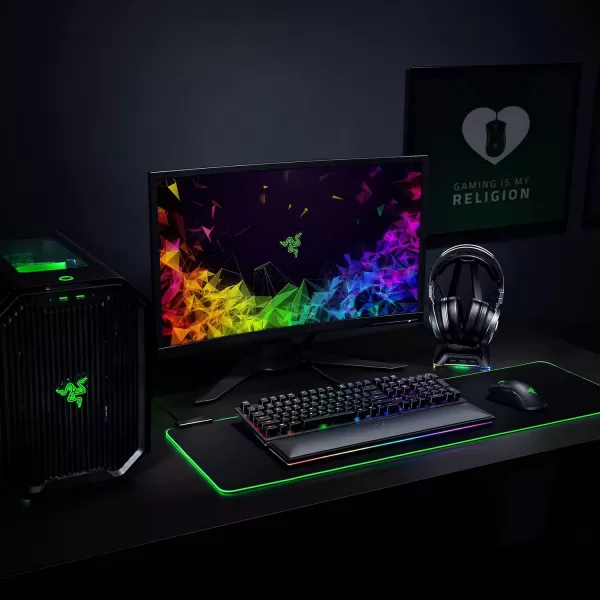 Razer Nari Ultimate Wireless 71 Surround Sound Gaming Headset HyperSense Haptic Feedback  AutoAdjust Headband  Retractable Mic  for Xbox Series X ampamp S Xbox One  BlackGreenNari Ultimate