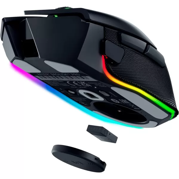 Razer Wireless Charging Puck for Basilisk V3 Pro Gaming Mouse Magnetic Wireless Charging  Compatible with Qi Charging Devices  Mouse and Mouse Dock Sold Separately