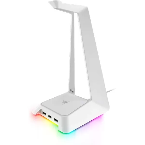 Base Station V2 Chroma Headphone Headset Stand Holder Chroma RGB Lighting  Taller Stand ampamp Antislip Ledge  USB Charging Ports  AntiSlip Rubber Base  35mm Port  Builtin DAC  Quartz PinkMercury White