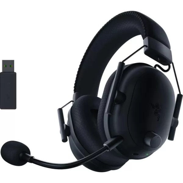 Razer BlackShark V2 Pro Wireless Gaming Headset THX 71 Spatial Surround Sound  50mm Drivers  Detachable Mic  for PC PS5 PS4 Switch Black