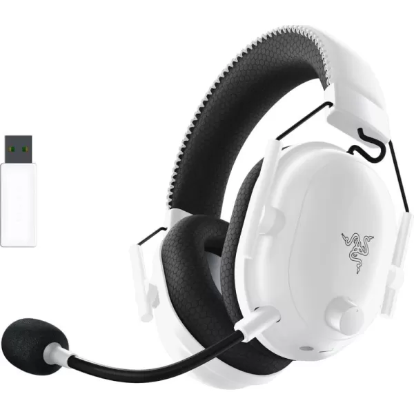 Razer BlackShark V2 Pro Wireless Gaming Headset THX 71 Spatial Surround Sound  50mm Drivers  Detachable Mic  for PC PS5 PS4 Switch WhiteWhite