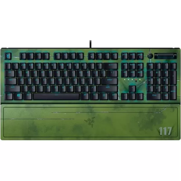 Razer BlackWidow V3 Mechanical Gaming Keyboard Green Mechanical Switches  Tactile ampamp Clicky  Chroma RGB Lighting  UVCoated ABS Keycaps  Programmable Macros  Roblox EditionHalo Infinite