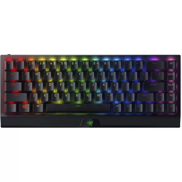 Razer BlackWidow V3 Mini HyperSpeed 65 Wireless Mechanical Gaming Keyboard Green Mechanical Switches Tactile ampamp Clicky  Phantom Pudding Keycaps  Chroma RGB  Up to 200 Hr Battery  Snap TapBlackWidow V3 Mini