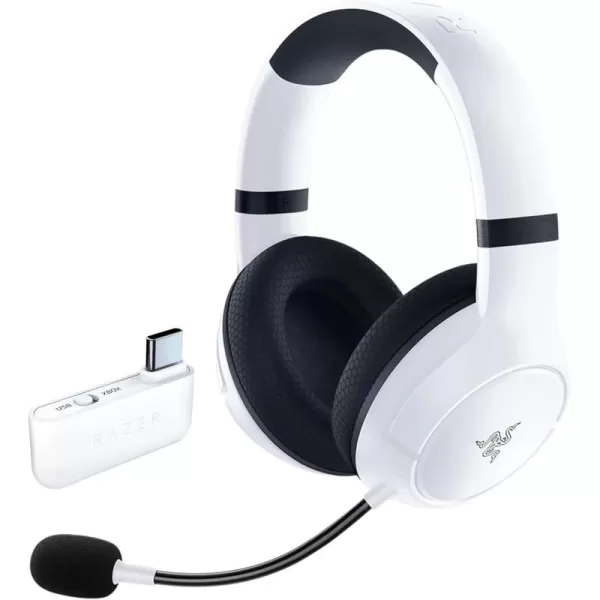 Razer Kaira Wireless Gaming Headset for Xbox Series XS Xbox One Triforce Titanium 50mm Drivers  Cardioid Mic  Breathable Memory Foam Ear Cushions  EQ Pairing Button  Windows Sonic  BlackWhite
