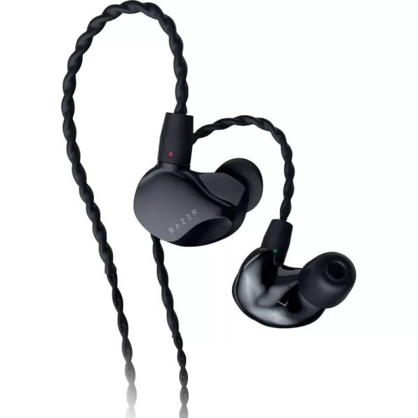 Razer Moray inEar Monitor for AllDay Streaming Clear FullRange Audio  Comfortable Fit  Low Profile Design  Sound Isolating Earbuds  Detachable OverEar Wire  Custom Ear Tips ampamp Case  Black