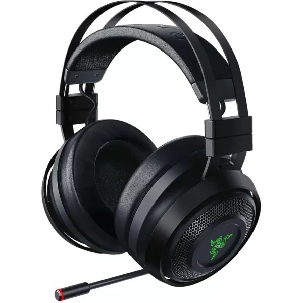 Razer Nari Ultimate Wireless 71 Surround Sound Gaming Headset HyperSense Haptic Feedback  AutoAdjust Headband  Retractable Mic  for Xbox Series X ampamp S Xbox One  BlackGreenNari Ultimate