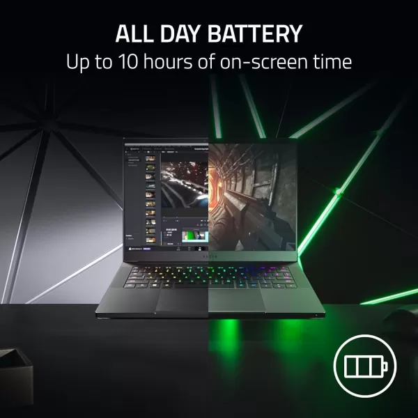 Razer Blade 14 Gaming Laptop AMD Ryzen 9 7940HS CPU  NVIDIA GeForce RTX 4070 GPU  14quot 1610 QHD 240Hz 32GB DDR5 RAM  1TB SSD  Windows 11  Vapor Chamber Cooling  Chroma RGB  MercuryRyzen 9 7940HS
