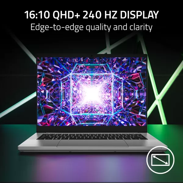 Razer Blade 14 Gaming Laptop AMD Ryzen 9 7940HS CPU  NVIDIA GeForce RTX 4070 GPU  14quot 1610 QHD 240Hz 32GB DDR5 RAM  1TB SSD  Windows 11  Vapor Chamber Cooling  Chroma RGB  MercuryRyzen 9 7940HS