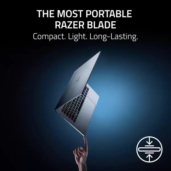 Razer Blade 14 Gaming Laptop AMD Ryzen 9 7940HS CPU  NVIDIA GeForce RTX 4070 GPU  14quot 1610 QHD 240Hz 32GB DDR5 RAM  1TB SSD  Windows 11  Vapor Chamber Cooling  Chroma RGB  MercuryRyzen 9 8945HS