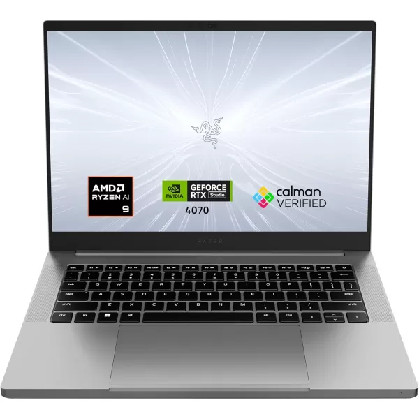 Razer Blade 14 Gaming Laptop AMD Ryzen 9 7940HS CPU  NVIDIA GeForce RTX 4070 GPU  14quot 1610 QHD 240Hz 32GB DDR5 RAM  1TB SSD  Windows 11  Vapor Chamber Cooling  Chroma RGB  MercuryRyzen 9 8945HS
