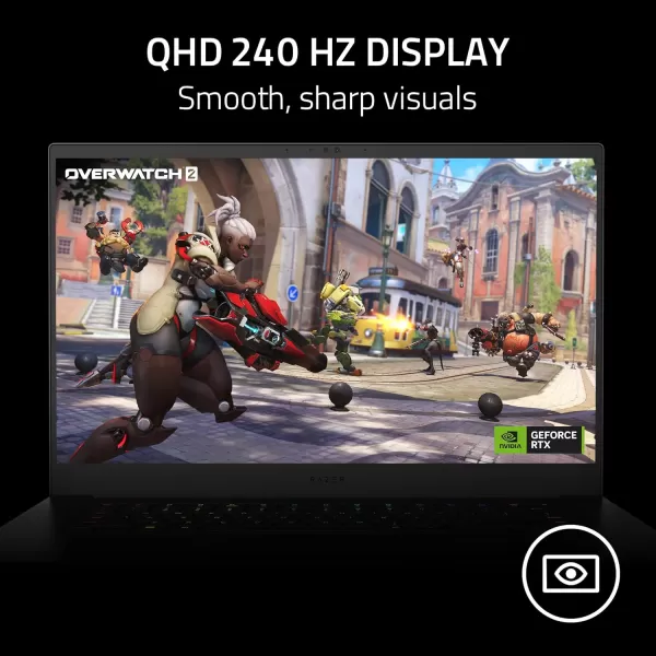 Razer Blade 15 Gaming Laptop NVIDIA GeForce RTX 306012th Gen Intel 14Core i7 CPU  156 QHD 240Hz  16GB DDR5 RAM  1TB PCIe SSD  Windows 11  CNC Aluminum  Chroma RGB  Thunderbolt 4Intel 13th Gen
