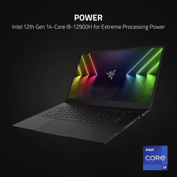 Razer Blade 15 Gaming Laptop NVIDIA GeForce RTX 3080 Ti  12th Gen Intel 14Core i7 CPU  156 QHD 240Hz  32GB DDR5 RAM 1TB PCIe SSD  Windows 11  CNC Aluminum  Chroma RGB  Thunderbolt 4Intel 12th Gen