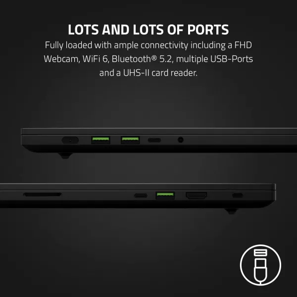 Razer Blade 15 Gaming Laptop NVIDIA GeForce RTX 3080 Ti  12th Gen Intel 14Core i7 CPU  156 QHD 240Hz  32GB DDR5 RAM 1TB PCIe SSD  Windows 11  CNC Aluminum  Chroma RGB  Thunderbolt 4Intel 12th Gen