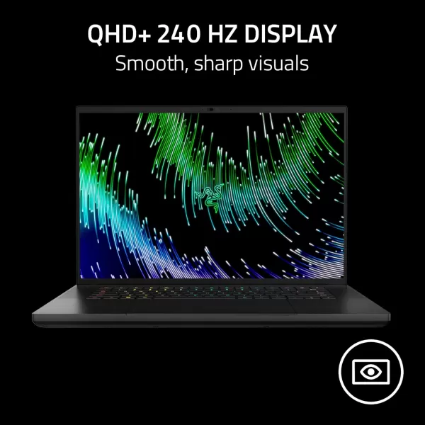 Razer Blade 16 Gaming Laptop NVIDIA GeForce RTX 408013th Gen Intel 24Core i9 HX CPU  16quot Dual Mode Mini LED 4K UHD 120Hz ampamp FHD 240Hz  32GB RAM  1TB SSD  Windows 11  Chroma RGB  MercuryClassic Black