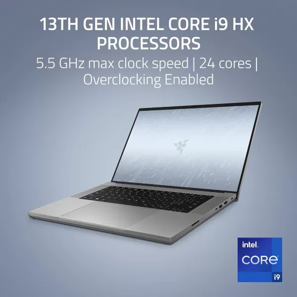 Razer Blade 16 Gaming Laptop NVIDIA GeForce RTX 408013th Gen Intel 24Core i9 HX CPU  16quot QHD 240Hz  32GB RAM  1TB SSD  CNC Aluminum  Compact GaN Charger  Windows 11  Chroma RGBMercury