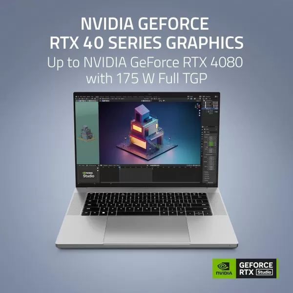 Razer Blade 16 Gaming Laptop NVIDIA GeForce RTX 408013th Gen Intel 24Core i9 HX CPU  16quot QHD 240Hz  32GB RAM  1TB SSD  CNC Aluminum  Compact GaN Charger  Windows 11  Chroma RGBMercury