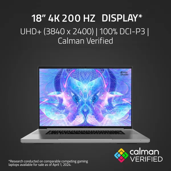 Razer Blade 18 2024 Gaming Laptop NVIDIA GeForce RTX 4070  Intel Core i9 14900HX 14th Gen CPU  18 QHD 300 Hz Mini LED Display  32GB RAM  1TB SSD  Thunderbolt 4  Chroma RGB  Snap Tapi914900HX
