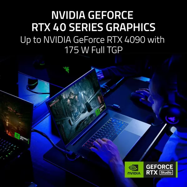 Razer Blade 18 2024 Gaming Laptop NVIDIA GeForce RTX 4070  Intel Core i9 14900HX 14th Gen CPU  18 QHD 300 Hz Mini LED Display  32GB RAM  1TB SSD  Thunderbolt 4  Chroma RGB  Snap Tapi914900HX