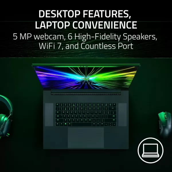 Razer Blade 18 2024 Gaming Laptop NVIDIA GeForce RTX 4070  Intel Core i9 14900HX 14th Gen CPU  18 QHD 300 Hz Mini LED Display  32GB RAM  1TB SSD  Thunderbolt 4  Chroma RGB  Snap Tapi914900HX