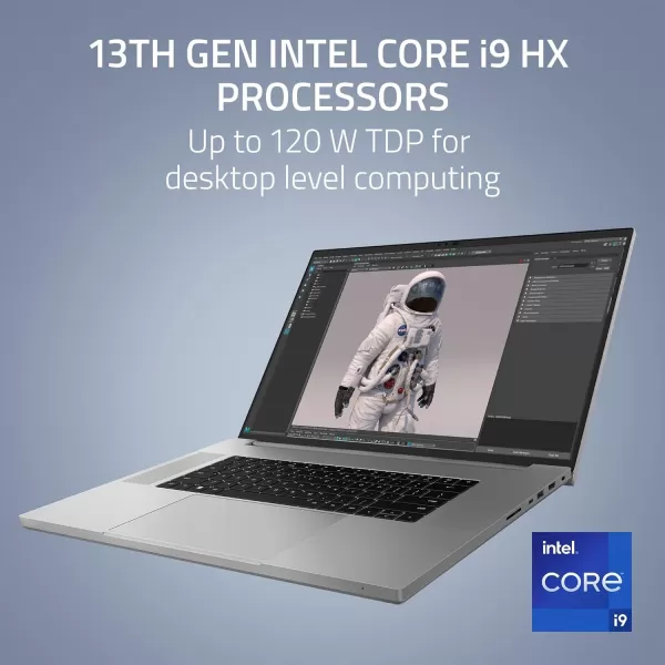 Razer Blade 18 GamingLaptop NVIDIA GeForce RTX 409013th Gen Intel 24Core i9 HX CPU  QHD 240Hz  32GBRAM  2TB SSD  CNC Aluminum  Compact GaNCharger  Windows 11  Chroma RGB  Mercury13th Gen i9 HX
