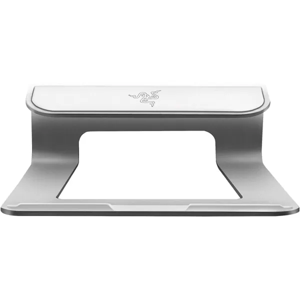 Razer Laptop Stand Ergonomic Design  Anodized Aluminum Construction  Mercury White