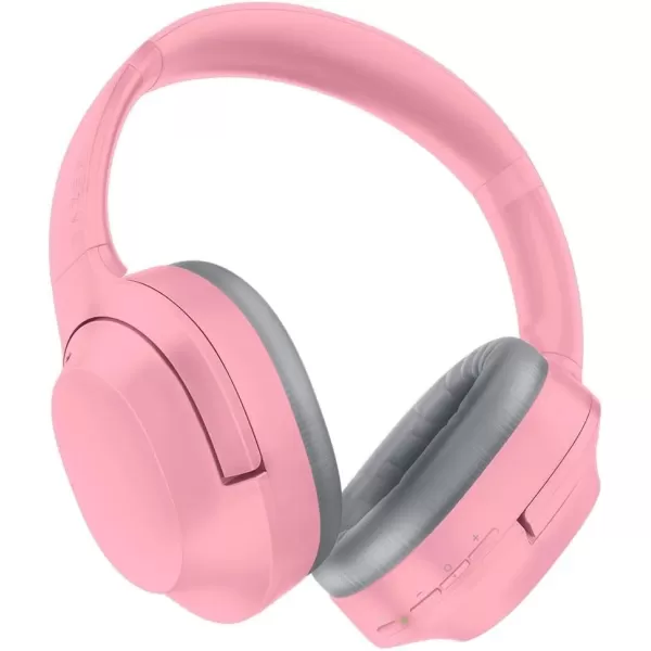 Razer Opus X Wireless Low Latency Headset Active Noise Cancellation ANC  Bluetooth 5060ms Low Latency  CustomedTuned 40mm Drivers  Builtin Microphones  MercuryQuartz Pink