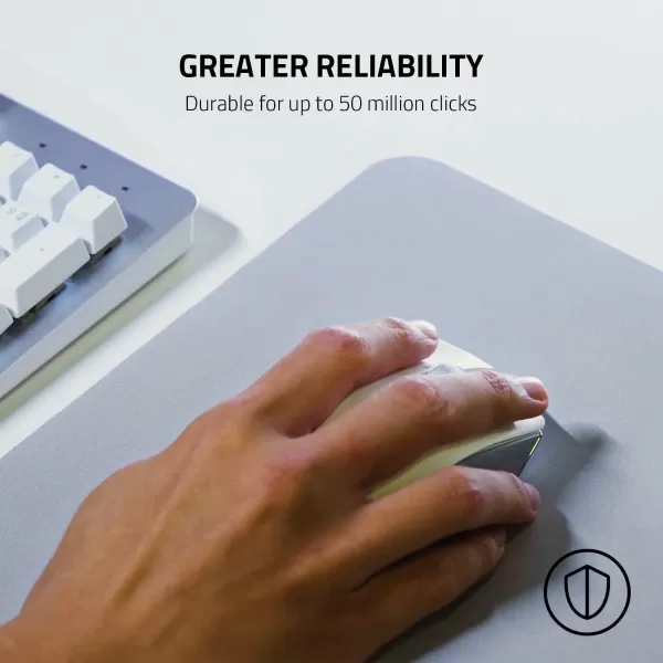 Razer Pro Click Humanscale Wireless Mouse Ergonomic Form Factor  5G Advanced Optical Sensor  MultiHost Connectivity  8 Programmable Buttons  Extended Battery Life of up to 400 Hours