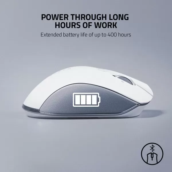 Razer Pro Click Humanscale Wireless Mouse Ergonomic Form Factor  5G Advanced Optical Sensor  MultiHost Connectivity  8 Programmable Buttons  Extended Battery Life of up to 400 Hours