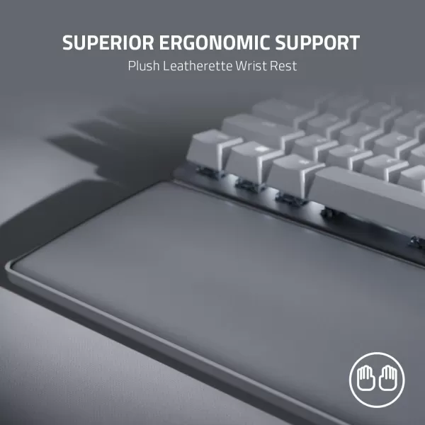 Razer Pro Type Ultra Wireless Mechanical Keyboard Silent Linear Switches  Ergonomic Design  HyperSpeed Technology  Connect up to 4 Devices  Fully Programmable Keys ampamp Smart ControlsKeyboard