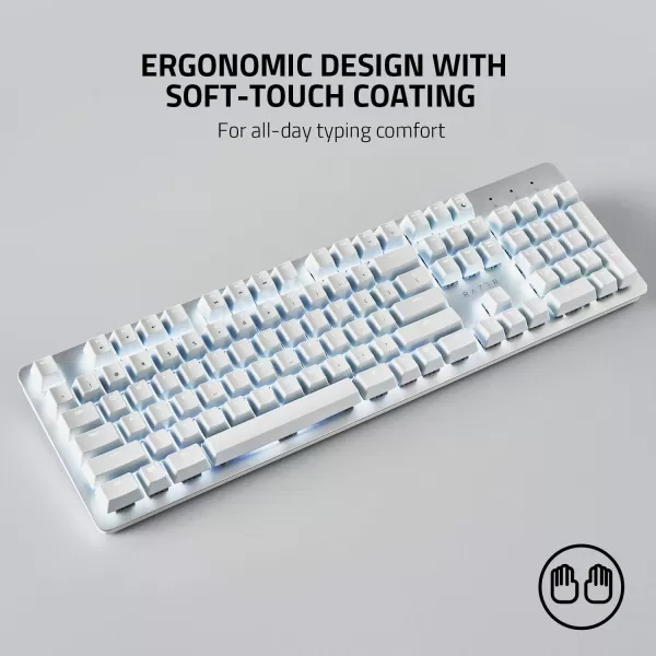 Razer Pro Type Wireless Mechanical Productivity Keyboard Orange Mechanical Switches  Fully Programmable Keys  Bluetooth and Wireless Connectivity  Durable for Up to 80 Million KeystrokesKeyboard