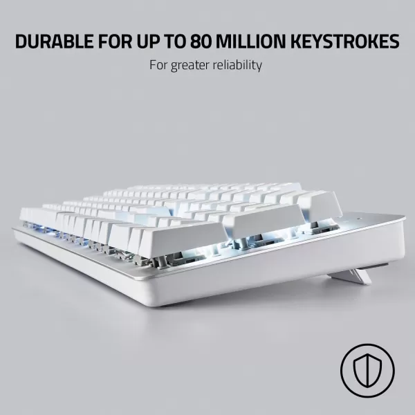 Razer Pro Type Wireless Mechanical Productivity Keyboard Orange Mechanical Switches  Fully Programmable Keys  Bluetooth and Wireless Connectivity  Durable for Up to 80 Million KeystrokesKeyboard
