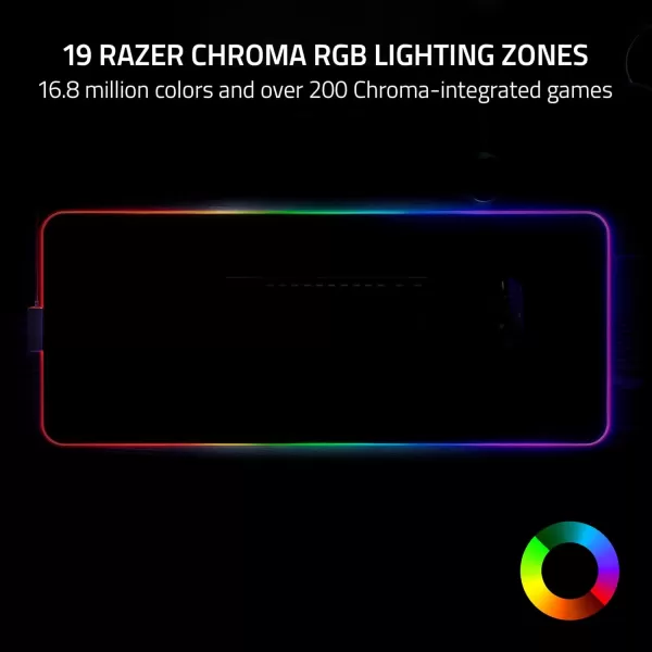 Razer Strider Hybrid Mouse Mat with a Soft Base ampamp Smooth Glide Firm Gliding Surface  AntiSlip Base  Rollable ampamp Portable  AntiFraying Stitched Edges  WaterResistant  Large  Quartz PinkChroma