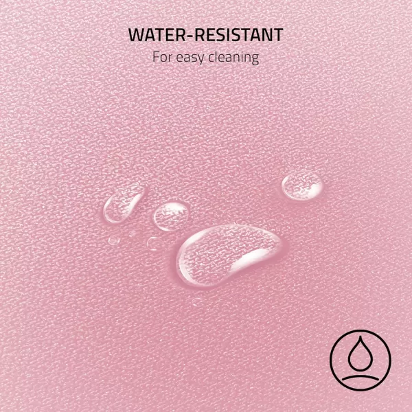Razer Strider Hybrid Mouse Mat with a Soft Base ampamp Smooth Glide Firm Gliding Surface  AntiSlip Base  Rollable ampamp Portable  AntiFraying Stitched Edges  WaterResistant  Large  Quartz PinkQuartz Pink