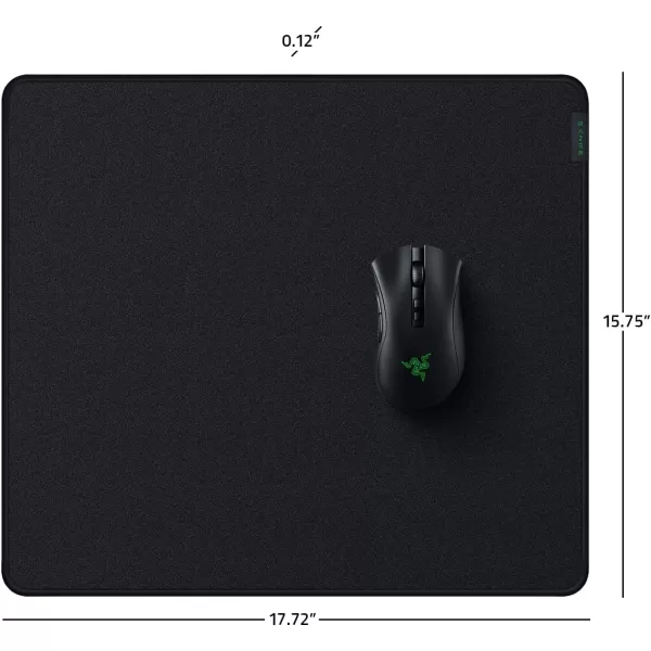 Razer Strider Hybrid Mouse Mat with a Soft Base ampamp Smooth Glide Firm Gliding Surface  AntiSlip Base  Rollable ampamp Portable  AntiFraying Stitched Edges  WaterResistant  Large  Quartz PinkClassic Black