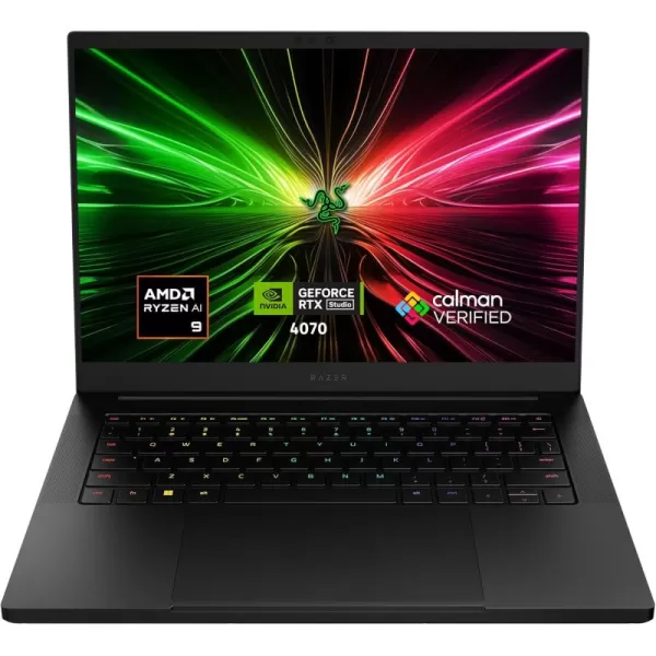 Razer Blade 14 Gaming Laptop AMD Ryzen 9 7940HS CPU  NVIDIA GeForce RTX 4070 GPU  14quot 1610 QHD 240Hz 32GB DDR5 RAM  1TB SSD  Windows 11  Vapor Chamber Cooling  Chroma RGB  MercuryRyzen 9 8945HS