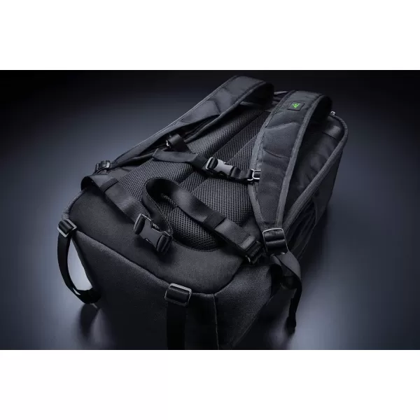 Razer Concourse Pro 18quot Backpack Tear Resistant Bottom  Front Utility Flap for Greater Accessibility  ScratchProof Interior  Padded Mesh Weave Straps  Fits Up to 18 inch Laptops  BlackConcourse