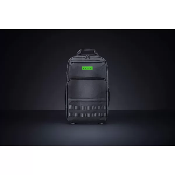 Razer Concourse Pro 18quot Backpack Tear Resistant Bottom  Front Utility Flap for Greater Accessibility  ScratchProof Interior  Padded Mesh Weave Straps  Fits Up to 18 inch Laptops  BlackConcourse