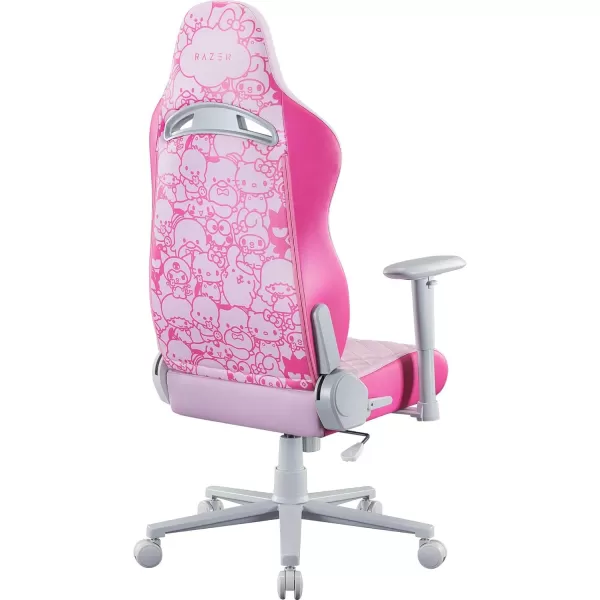 Razer Enki X Essential Gaming Chair AllDay Comfort  Builtin Lumbar Arch  Optimized Cushion Density  DualTextured Synthetic Leather  Adjustable 152degree Recline  Hello Kitty ampamp Friends