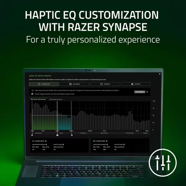 Razer Freyja HD Haptic Gaming Chair Cushion MultiDirectional Haptics  Haptic EQ Customization via Synapse  HyperSpeed Wireless ampamp Bluetooth  Adjustable Strap for Universal Fit