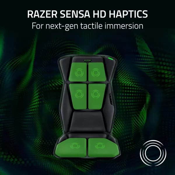 Razer Freyja HD Haptic Gaming Chair Cushion MultiDirectional Haptics  Haptic EQ Customization via Synapse  HyperSpeed Wireless ampamp Bluetooth  Adjustable Strap for Universal Fit