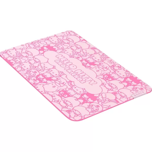 Razer Gigantus V2 Cloth Gaming Mouse Pad Medium Textured MicroWeave Cloth Surface  Thick HighDensity Rubber Foam  Non Slip Base  Hello Kitty ampamp Friends Edition